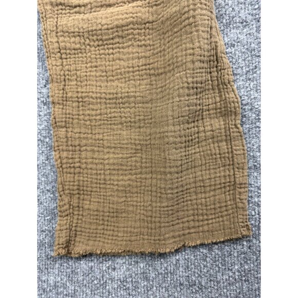 Rails Agnes Pull-on Pant Women's M Canteen 100% Cotton Gauze Wide Leg Raw Hem - Picture 8 of 13